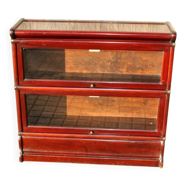 Bibliothèque vitrée en Acajou THE GLOBE WERNICKE LONDON 1900 meuble métier