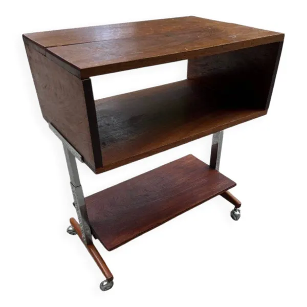 Console vintage bois et métal