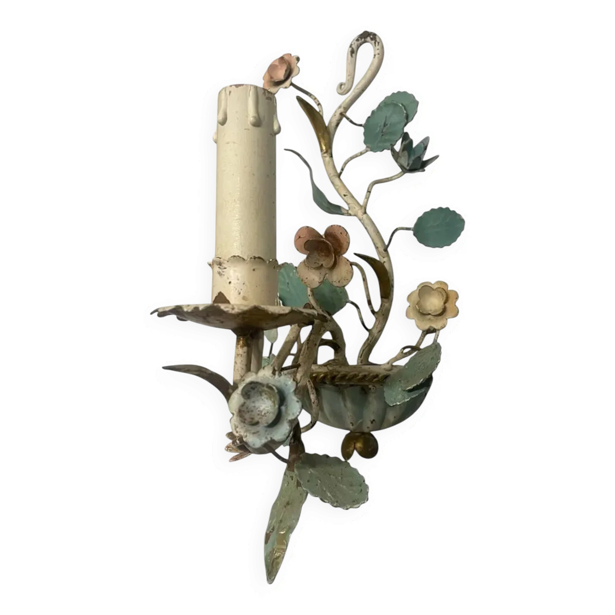 Applique italienne simple en tôle des années 1950