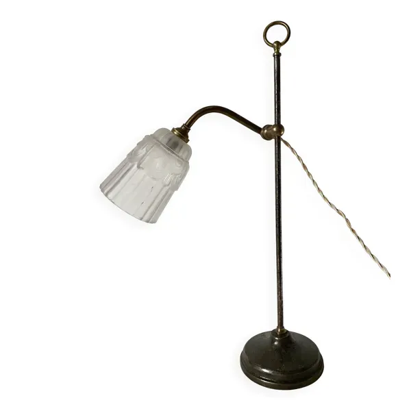 Lampe de bijoutier , lampe de bureau , atelier  début XXe