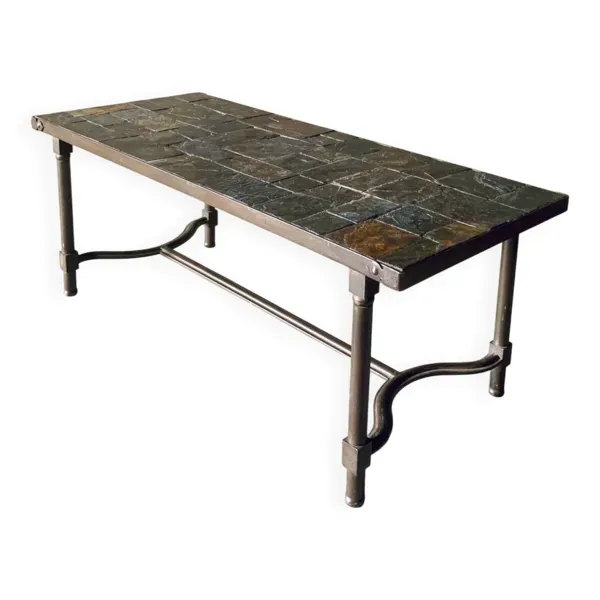 Table basse Design XXe / Brutalisme Classique