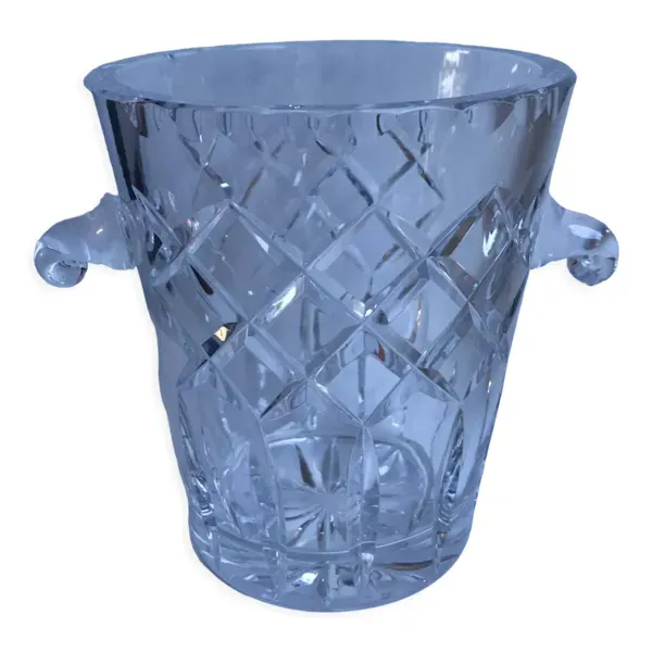 Seau à glace en cristal années 60-70