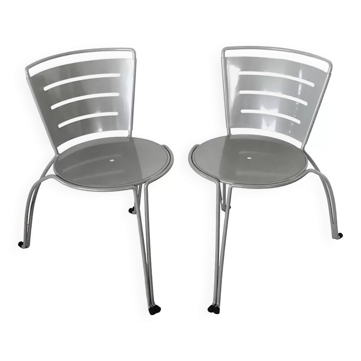 Chaises Jardin de la Fontaine par jean-Michel Wilmotte pour Tebong, France 1987