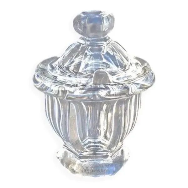 Vintage Baccarat Crystal Mustard/Jam/Honey Jar, Harcourt Missouri Model