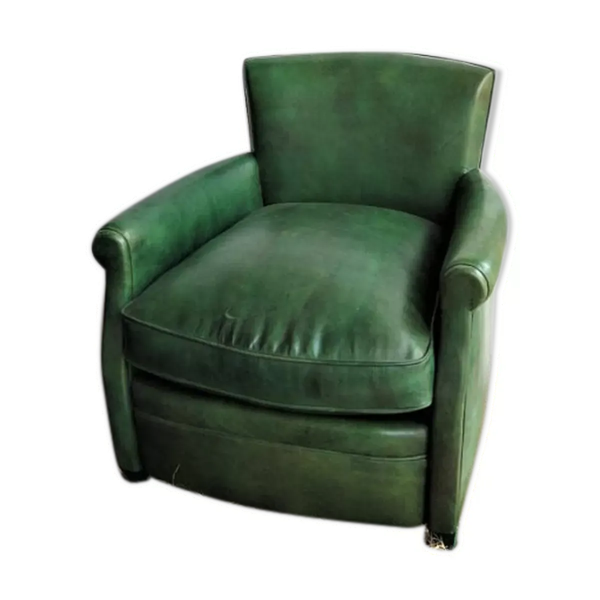 Fauteuil club vert