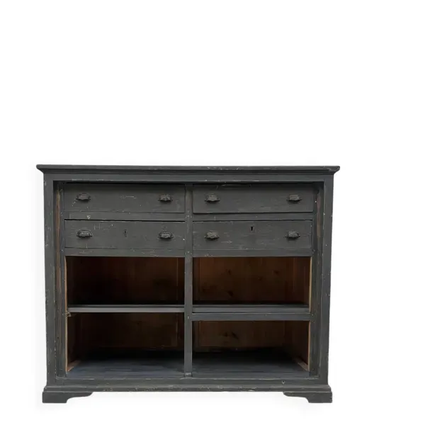 Meuble de métier patiné