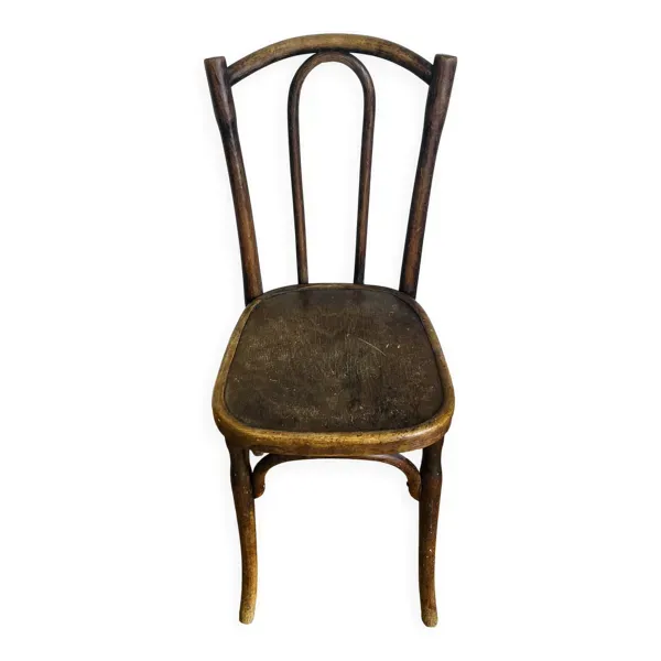 Chaise bistrot ancienne J & J Kohn en bois courbé