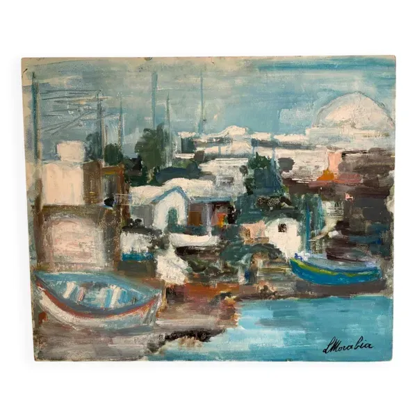 Village au bord de l’eau