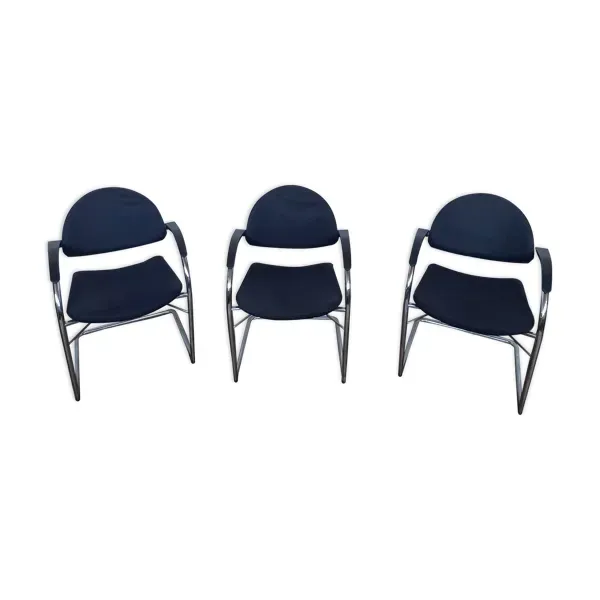 Trio de fauteuis Vitra