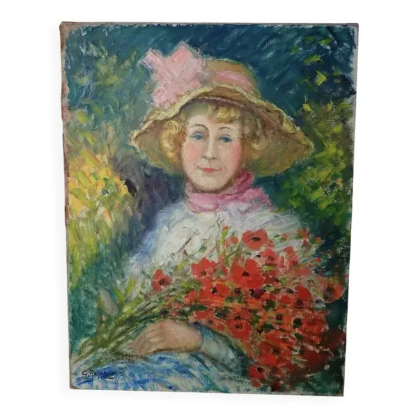 Georges Regnault (1898-1979) - Huile sur toile - Signée - Portrait - XX