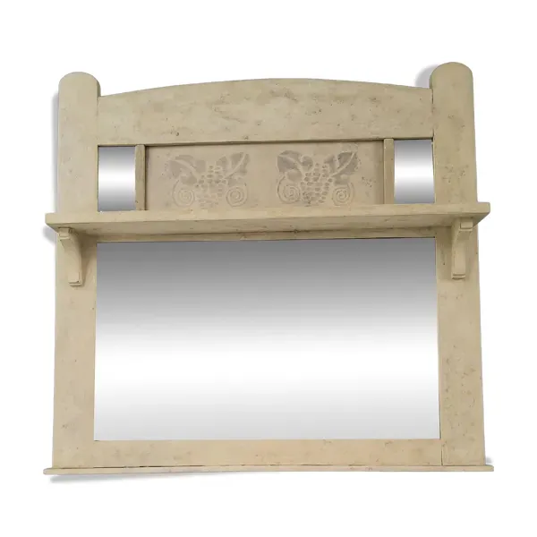 Miroir trumeau patiné