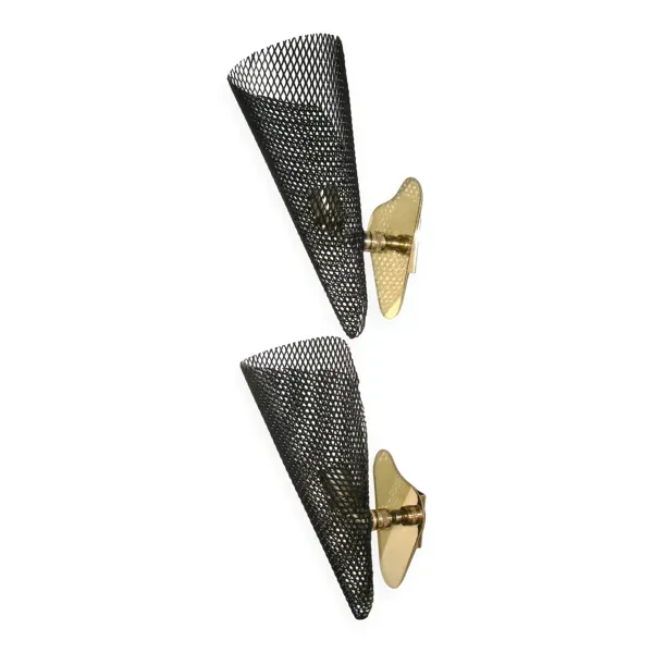 Appliques tôle étirée des années 50