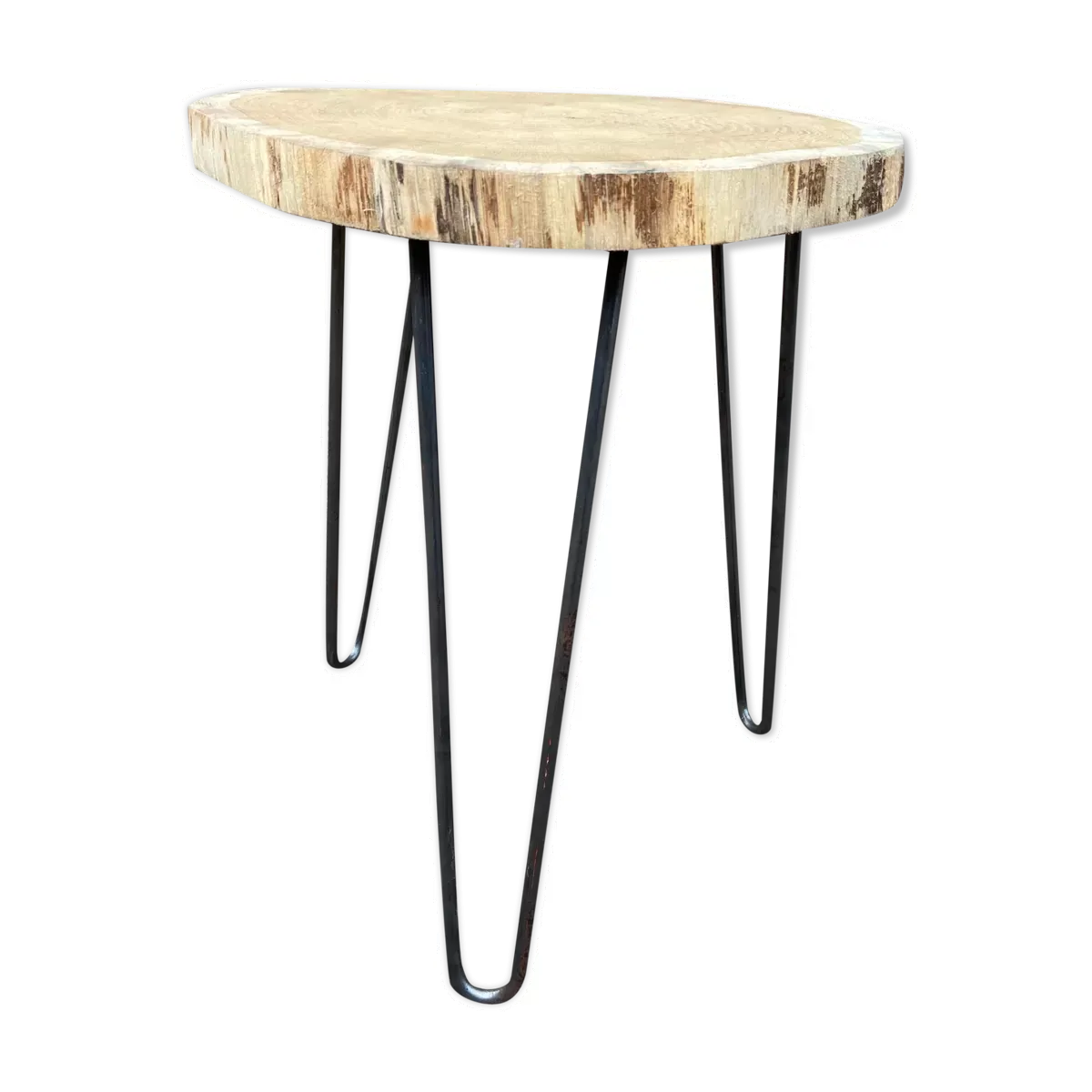 Tabouret haïrpin industriel tête d’épingle