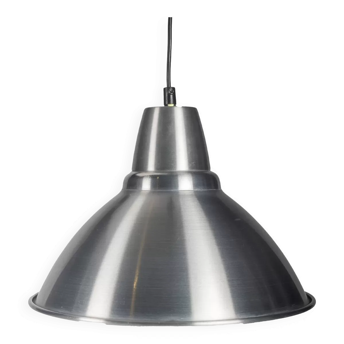 Lampe industrielle en aluminium brossé