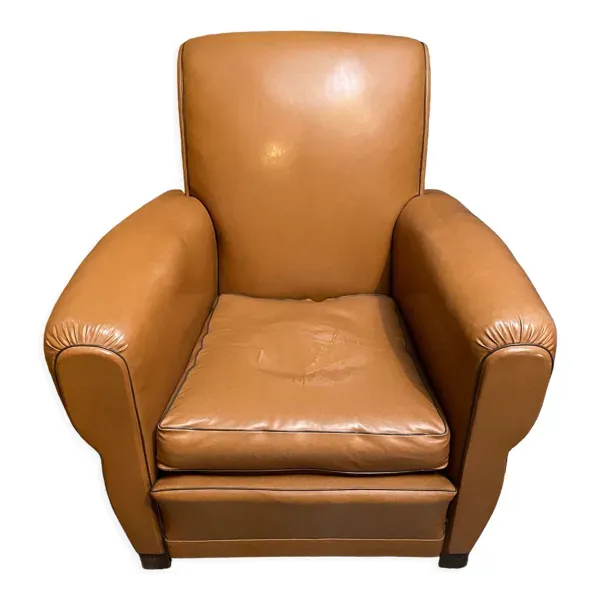 Fauteuil club en skaï