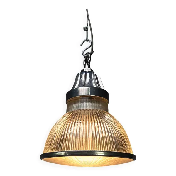 Lampe industrielle Holophane.