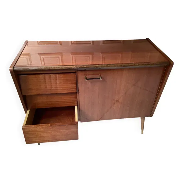 Meuble de métier ,bahut ,petite enfilade , vintage 1969