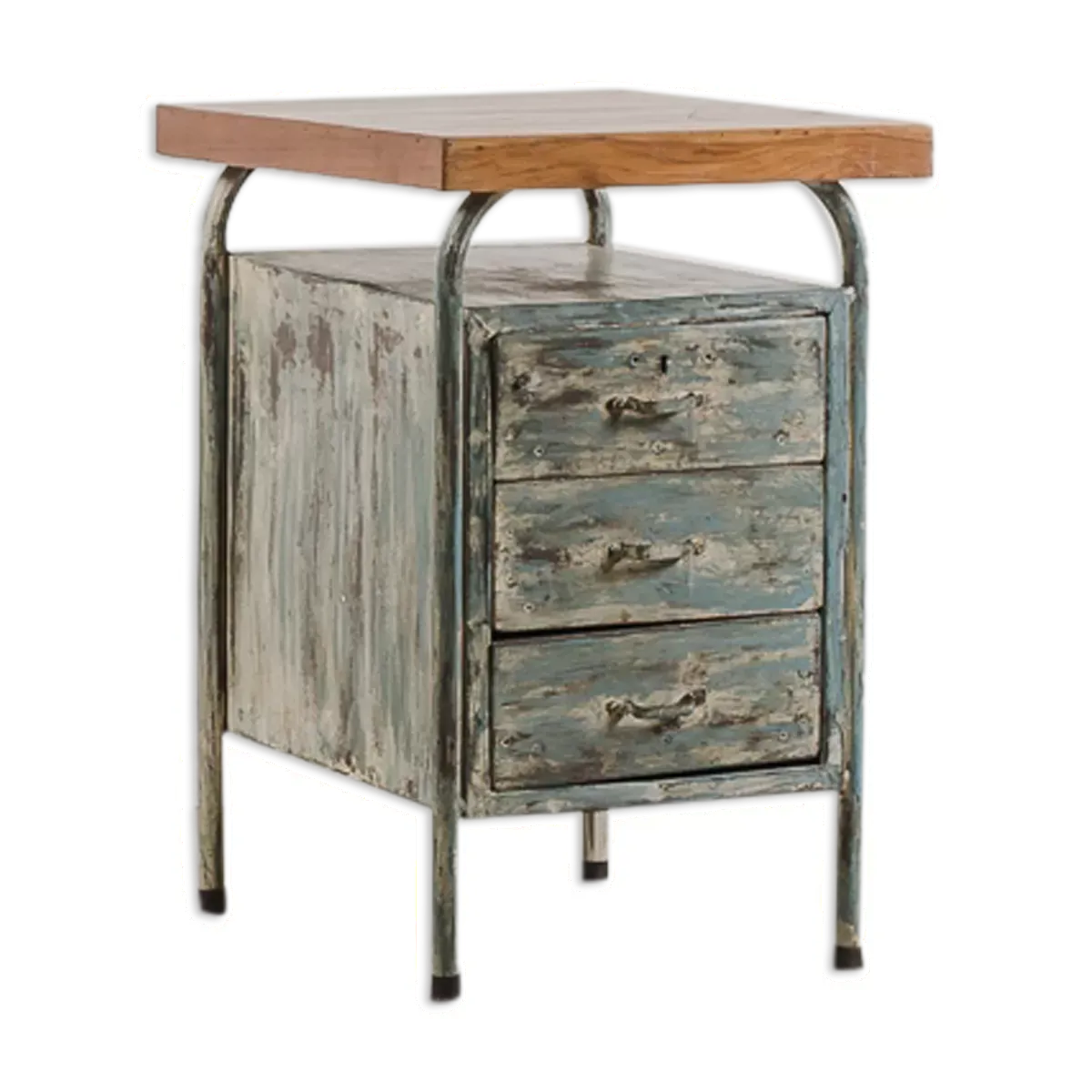 Caisson vintage à tiroirs en métal