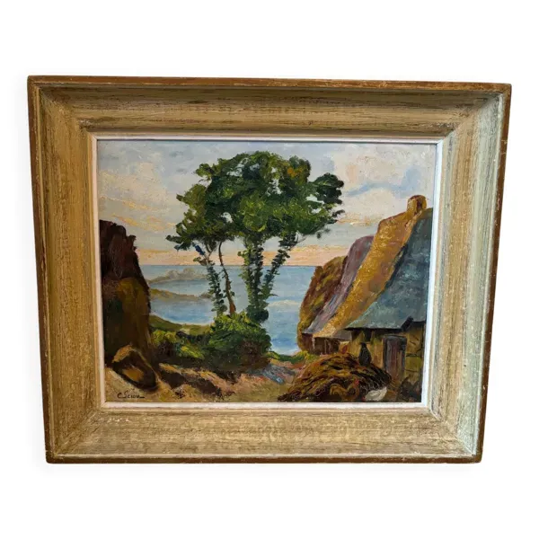 Bord de mer signé Sciou