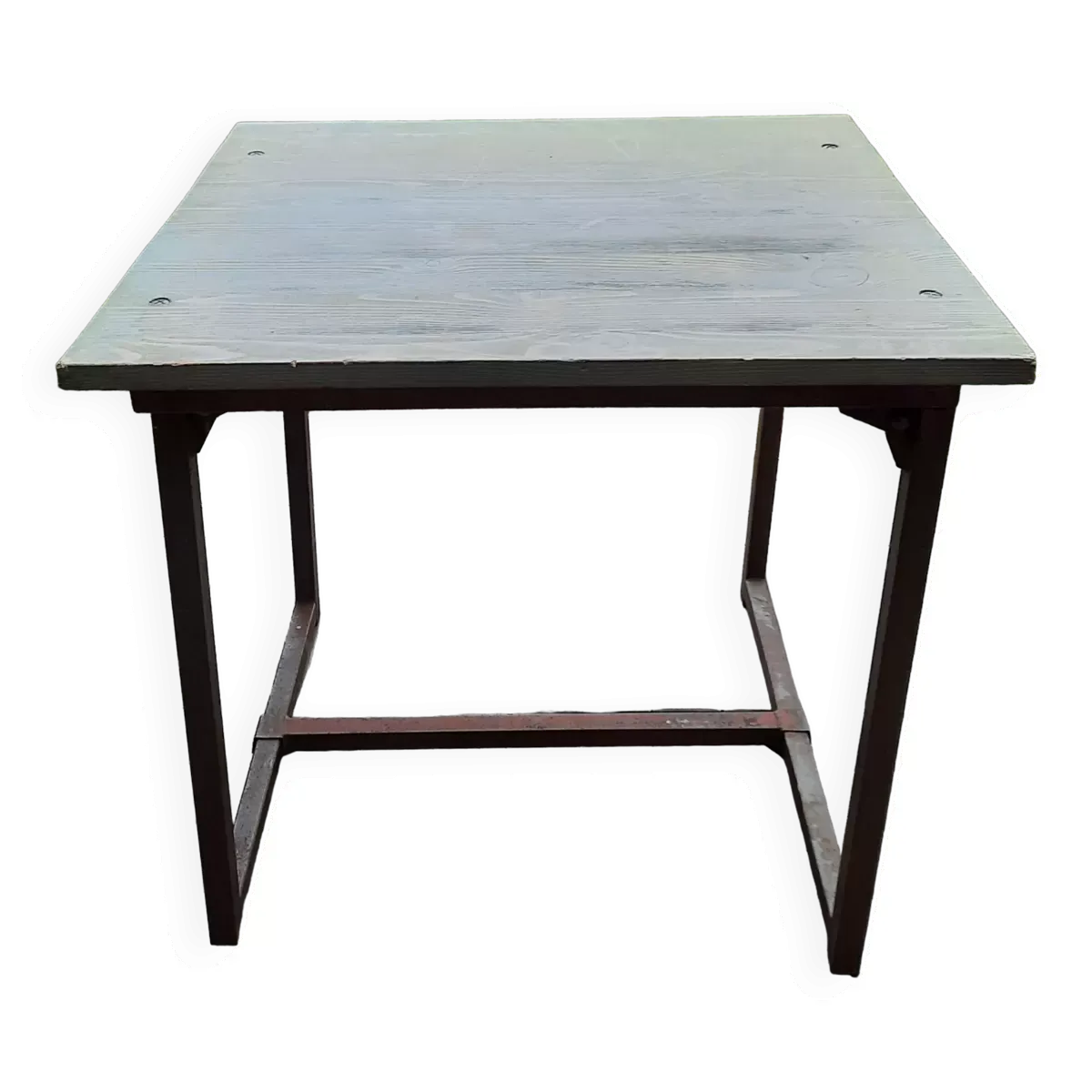 Table industrielle carrée pliante
