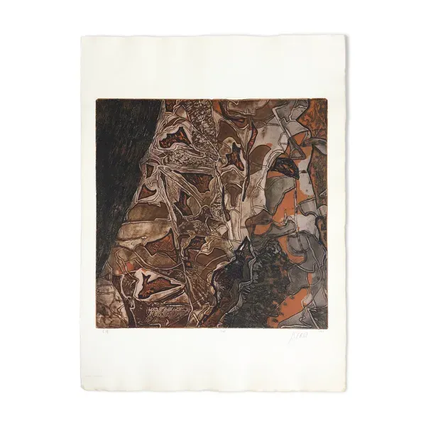 Lithographie de ''Israel'' de Joelle SERVE, signée