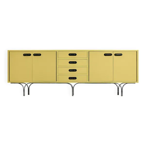 Buffet industriel vintage des années 1960, en acier