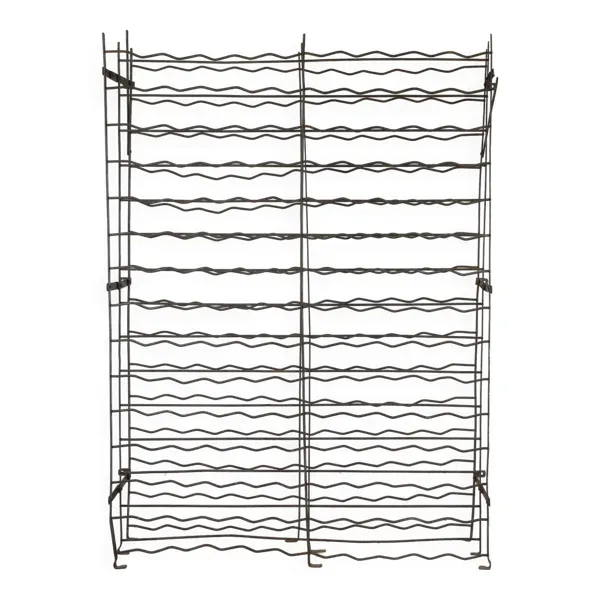 Grand casier à vin vintage en métal, 1960s