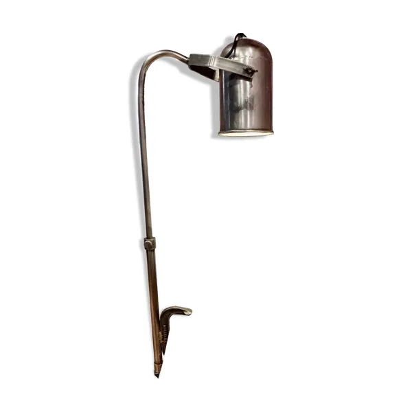Grande lampe métal modulable industrielle 1960.