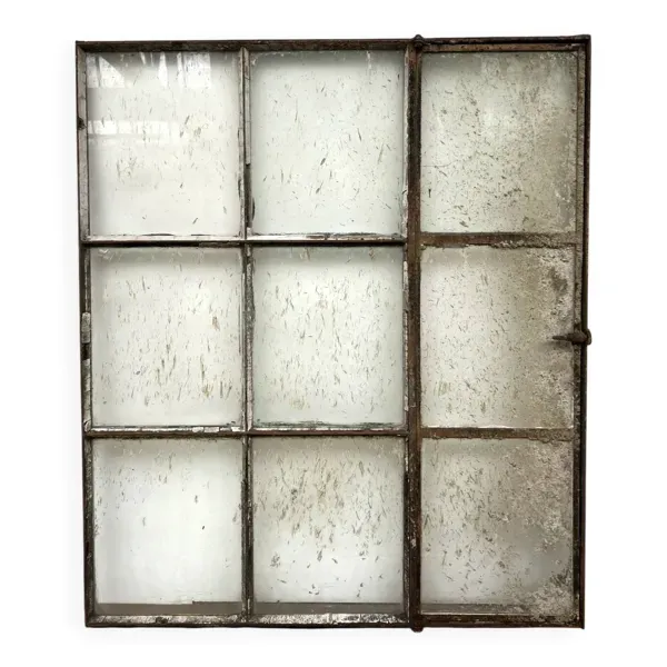 Verrière atelier ancienne acier avec ouvrant