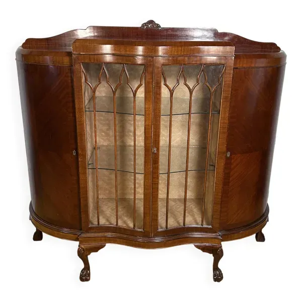 Vitrine de style victorien tardif/édouardien (1880-1900) Un véritable bijou