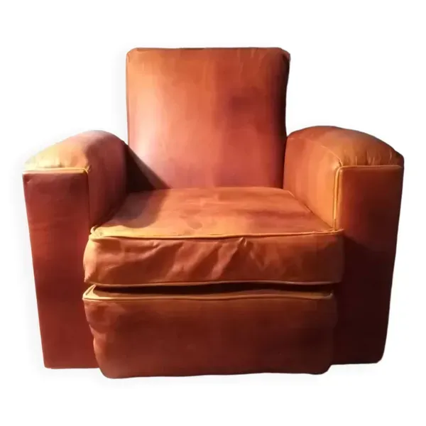 Fauteuil club carre