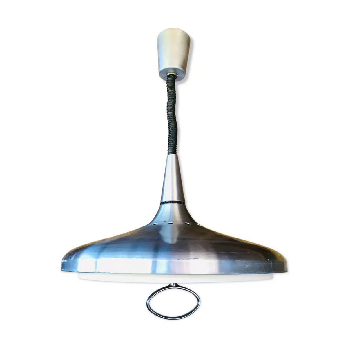 Suspension vintage, metal , monte baisse, circa 70