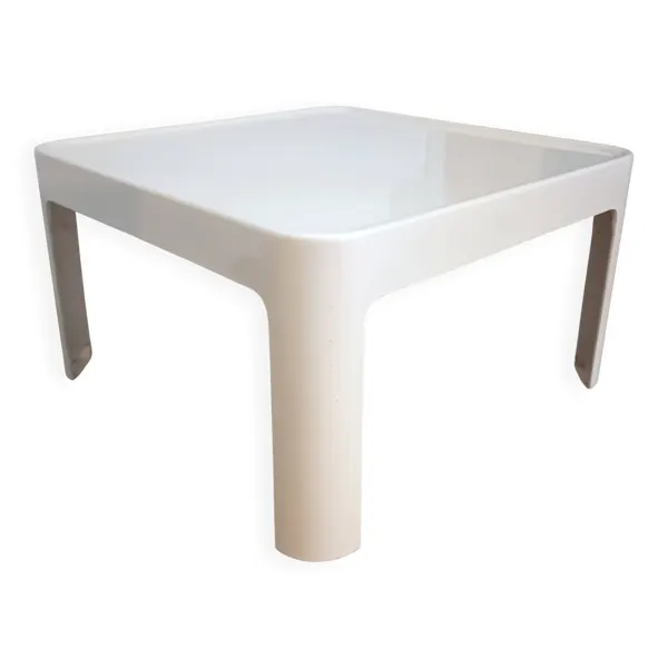 Table basse fibre de verre par Carlo Bartoli pour Rossi Di Albizzate 1960s