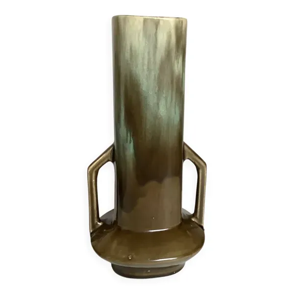 Grand vase céramique flammée art nouveau