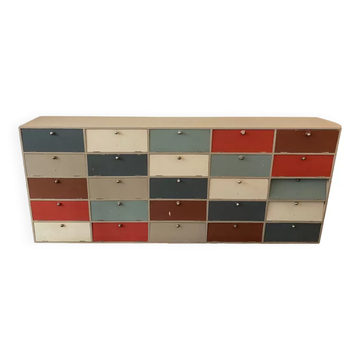 Meuble de métier en bois