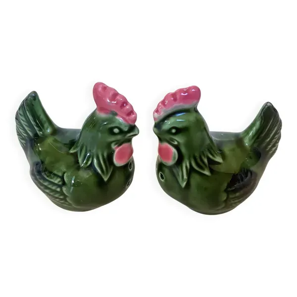 Sel et poivre poules barbotine