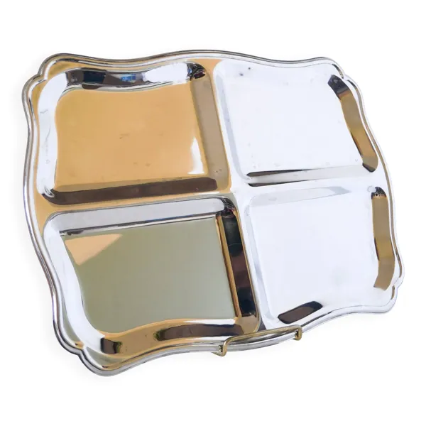 Plateau rectangulaire à compartiments, 1970 - 42 X 29 cm