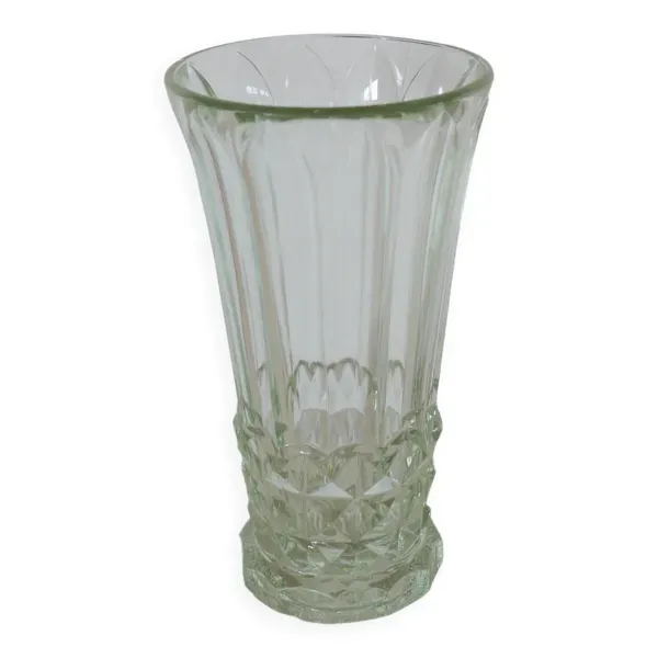 Vase en verre style art déco, 1950