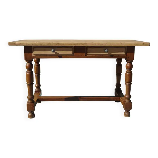 Table bureau en chêne masssif