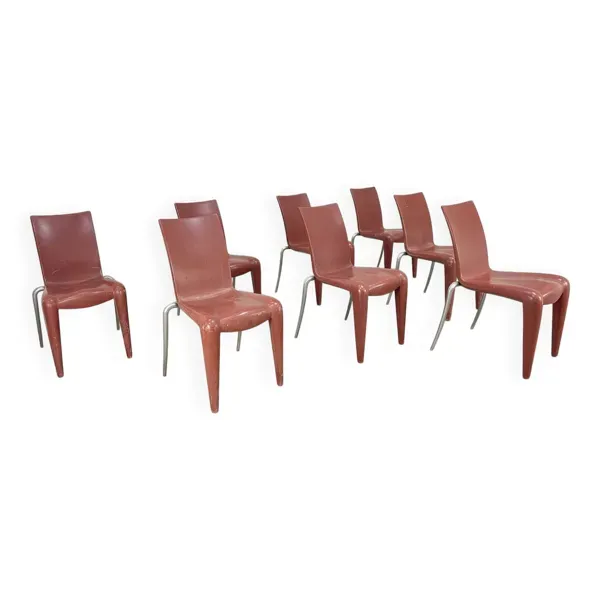 8 chaises Starck pour Vitra