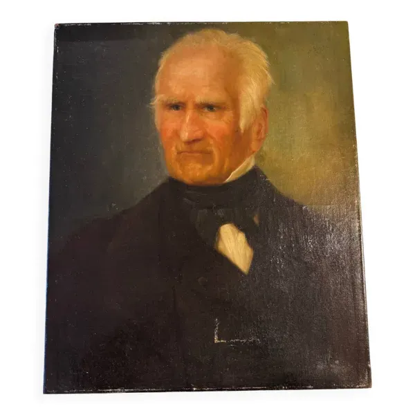 Tableau ancien portrait début XX siècle