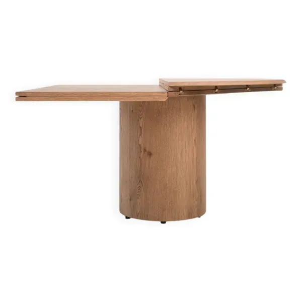 Table ronde/carrée en chêne naturel