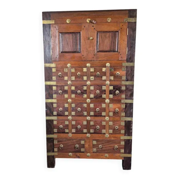 Meuble de métier, apothicaire indien