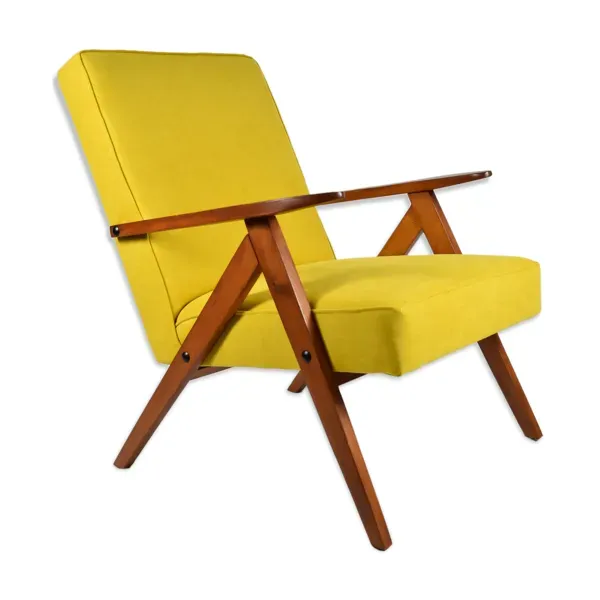 Fauteuil « Compas », rénové, années 1960