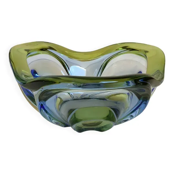 Vide poche coupe bicolore Murano