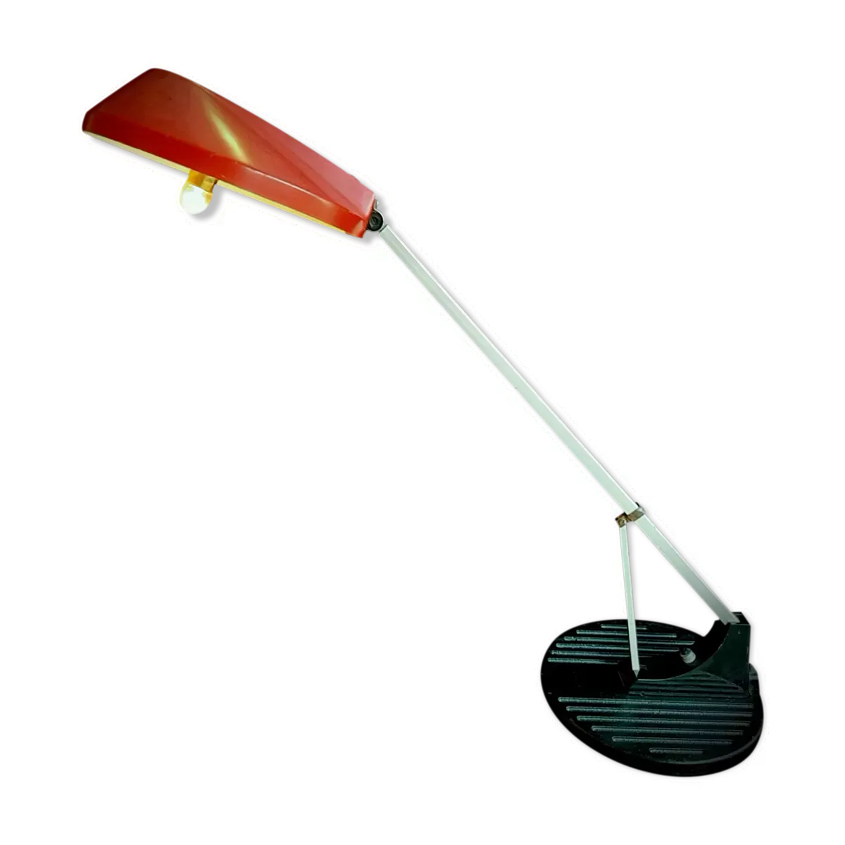 Lampe de bureau WL1 Anglepoise rouge et noire George Carwardine et Kenneth Grange1960.