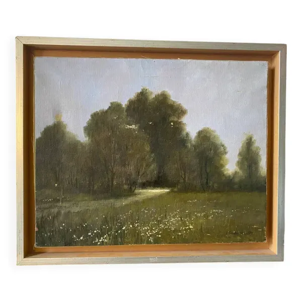 Paysage école russe du XXEME siècle