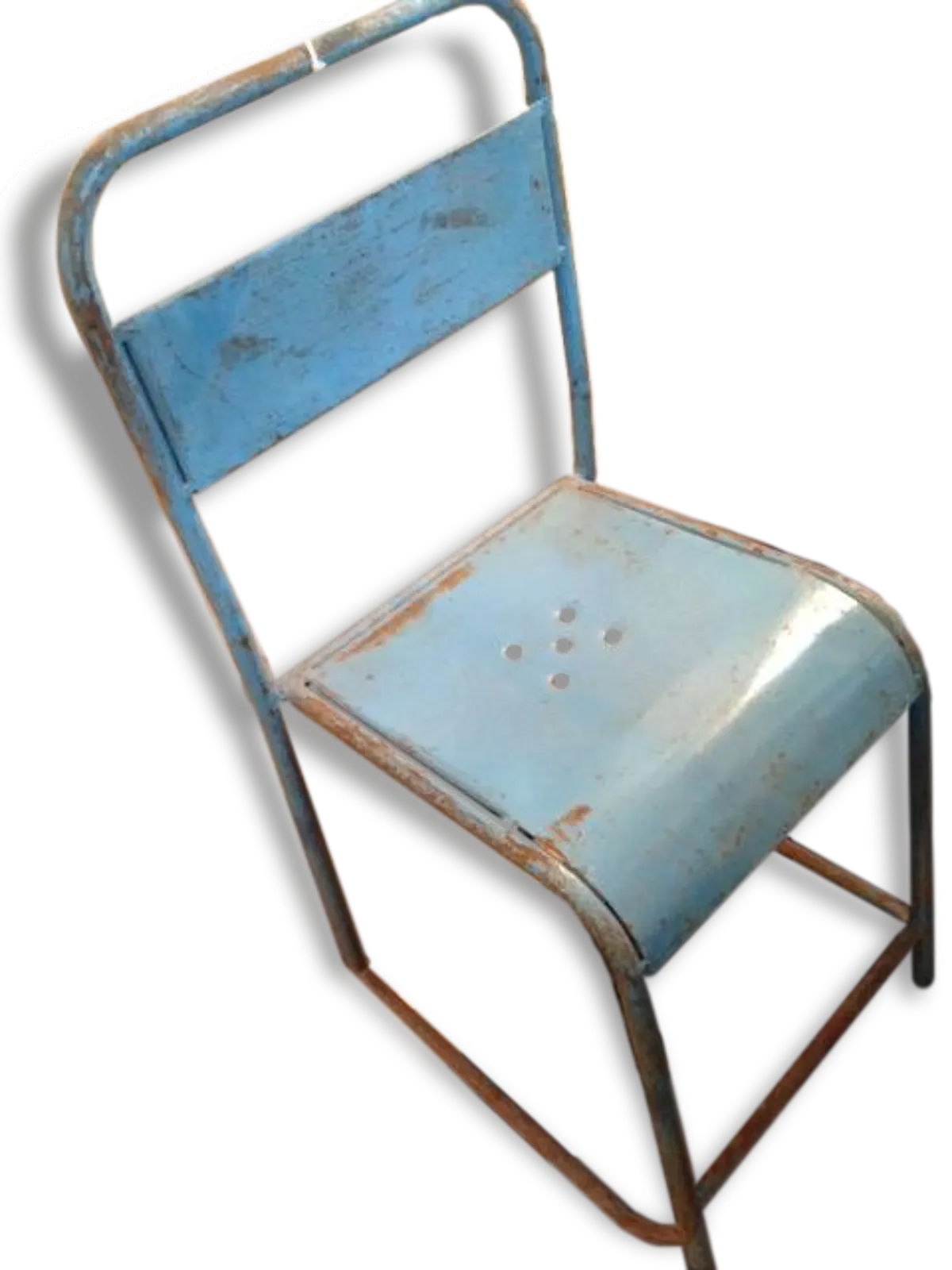 Chaise vintage en métal