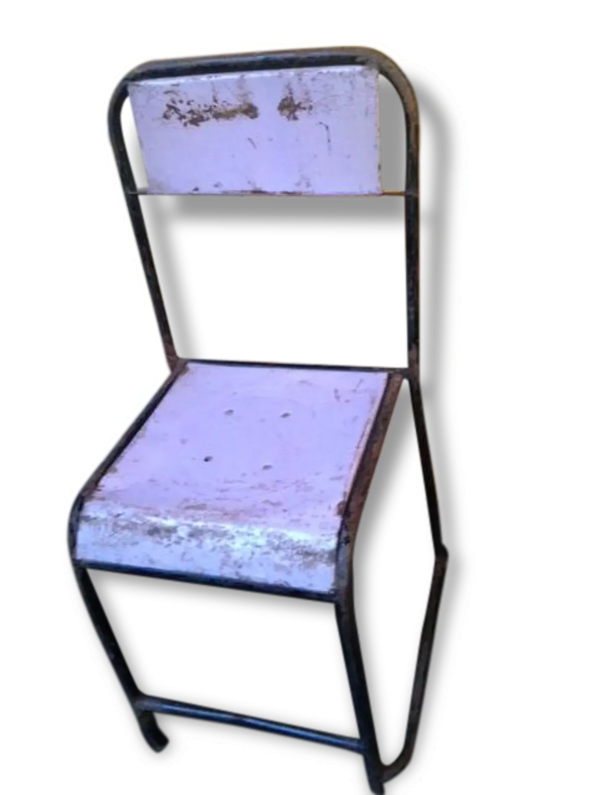 Chaise vintage en métal