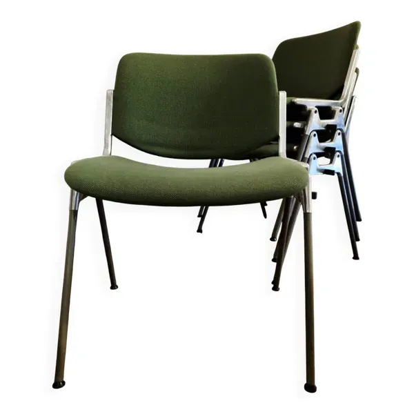 Set de 4 Chaises DSC 106 par Giancarlo Piretti pour Castelli / Anonima